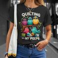 Quilting With My Peeps Quilting For Women T-Shirt Gifts for Her