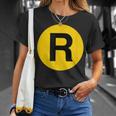 R Train New York T-Shirt Gifts for Her