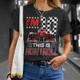 Race Car 10Th Birthday Boy Racing Flag 10 Years Old Pit Crew T-Shirt Gifts for Her