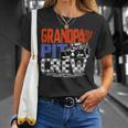 Race Car Themed Birthday Party Grandpa Pit Crew Costume T-Shirt Gifts for Her