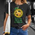 Raised Texas Sunshine T-Shirt Gifts for Her