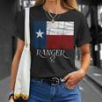 Ranger Tx City State Texas Flag T-Shirt Gifts for Her