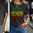 Rasta Reggae Rastafari Lion Jamaican Pride Hippie Lover T-Shirt Gifts for Her