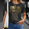 Raven Midnight Dreary Classic Poetry By Poet Edgar Allan Poe T-Shirt Gifts for Her