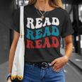 Read Read ReadingAcross That America Reading Lover Teacher T-Shirt Gifts for Her