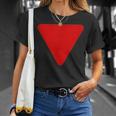 Red Triangle Symbol Of Resistance Free Palestine Gaza T-Shirt Gifts for Her