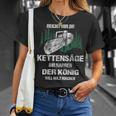 Reicht Mir Die Kettensaw Ihr Jester Woodcutter T-Shirt Geschenke für Sie