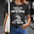 Reicht Mir Die Rute Ihr Narren Der König Will Angeln Angler T-Shirt Geschenke für Sie