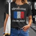 Republique Francaise Vintage French Flag T-Shirt Gifts for Her