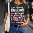 There's This Boy He Calls Me NanaAutism Awareness T-Shirt Gifts for Her