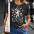 Retro Bike Cat Lover Cycling Vintage Bicycle T-Shirt Gifts for Her