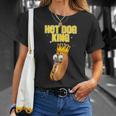 Retro Hot Dog King Hotdog Sausage Wiener Griller T-Shirt Gifts for Her