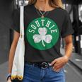 Retro Look Southie Irish St Patrick's Day Distressed T-Shirt Gifts for Her