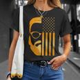 Retro Us Flagge Mit Bart Und Brille Für Papaäter Männer Kapuzenjacke T-Shirt Geschenke für Sie