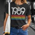 Retro Vintage 1989 33 Birthday T-Shirt Gifts for Her