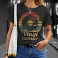 Retro Vinyl Collector Record Player T-Shirt Gifts for Her