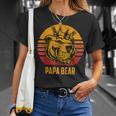 Retrointage Papa Bär Denatertag Geschenk T-Shirt Geschenke für Sie