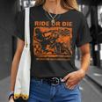 Ride Or Die Ironhead Motorcycles Riding Biker T-Shirt Gifts for Her