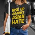Rise Up Against Asian Hate Aapi Pride Proud Asian American T-Shirt Gifts for Her