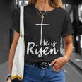 He Is Risen Easter Is About Jesus Bible Christ Easter T-Shirt Gifts for Her