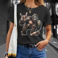 Rock And Roll Big Foot Dancing Sasquatch With Sunglass T-Shirt Gifts for Her