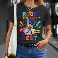 Rock The Test Dont Stress Testing Day 2024 Teachers Students T-Shirt Gifts for Her