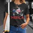 Rottweiler American Flag 4Th Of July T-Shirt Gifts for Her