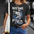 Rute Raus Der Papa Hat Laune Fischer T-Shirt Geschenke für Sie