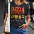 Salamanca New York Ny Total Solar Eclipse 2024 4 T-Shirt Gifts for Her