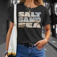 Salt Sand Sea Life Salt Air Sandy Beach And Sea Life T-Shirt Gifts for Her