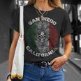 San Diego Aztec Calendar Mayan Skull Mexico Pride Symbol T-Shirt Gifts for Her