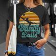 Sandy Balls Beach Volleyball Player Coach Fan Sports T-Shirt Gifts for Her Sandy Balls Beach Volleyball Player Coach Fan Sports T-Shirt Gifts for Her