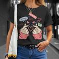 Saranghae Kpop Finger Heart Para Niñas Kpop Fan Camiseta unisex Regalos para ella
