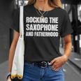 Saxophon Papaatertag Musik Lustig T-Shirt Geschenke für Sie