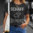 Schäff Chef Lustig Fun Spruch Schaf Sonnenbrille T-Shirt Geschenke für Sie