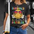 School's Out For Summer Teacher Last Day Of School Groovy T-Shirt Gifts for Her