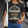 Schwarzes Herren-T-Shirt mit Militärmotiv, Cooler Spruch Geschenke für Sie