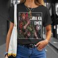 Schwarzes T-Shirt Militärmotiv & Schriftzug, Soldaten Design Geschenke für Sie