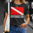 Scuba Flag Diver Down Flag Divemaster T-Shirt Geschenke für Sie