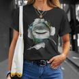 Shark Great White Shark Deep Sea Fishing Shark T-Shirt Gifts for Her