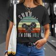 Shhh I'm Doing Math Weight Lifting Gym Workout Retro Vintage T-Shirt Gifts for Her