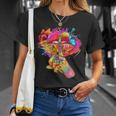 Shut The F--K Up Hippie Tie Dye Trippy Colours Sexy Lip T-Shirt Gifts for Her