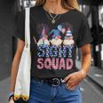 Sight Squad 4Th Of July American Flag Sunglasses Gnomes T-Shirt Gifts for Her