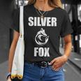 Silver Fox Sexy Grey Hair T-Shirt Gifts for Her