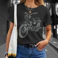 Simson Star Vintage Lineart Silhouette T-Shirt Geschenke für Sie