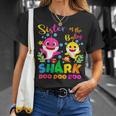 Sister Of The Shark Birthday Family Matching Birthday T-Shirt Gifts for Her