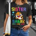 Sister Of The Shark Birthday Family Matching Birthday T-Shirt Gifts for Her