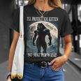 Sitting Wolf Literally Me Werewolf Ripping Meme Alpha Wolf T-Shirt Gifts for Her