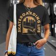 Skateboarding Life Skateboarding T-Shirt Gifts for Her