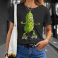 Skater Pickle Kostüm Für Inlineskating Liebhaber T-Shirt Geschenke für Sie